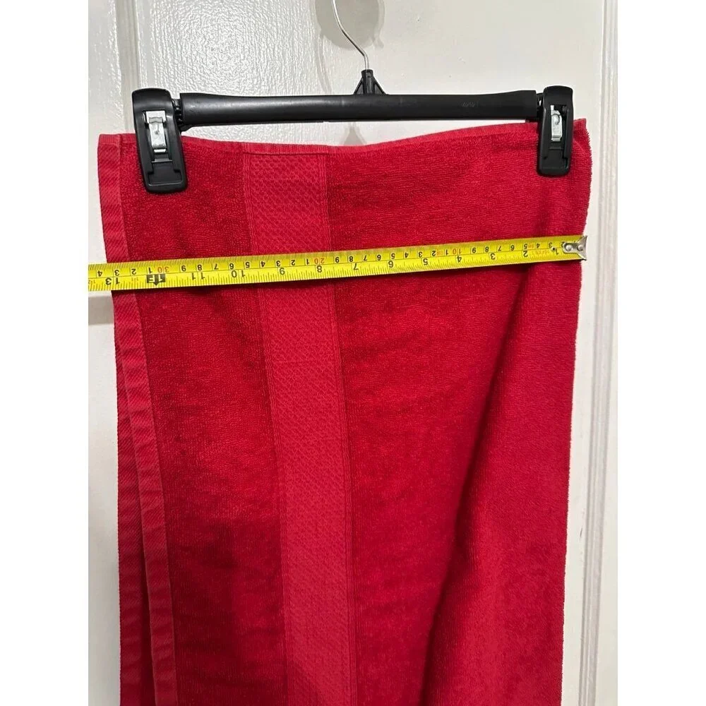Red Bath Towel